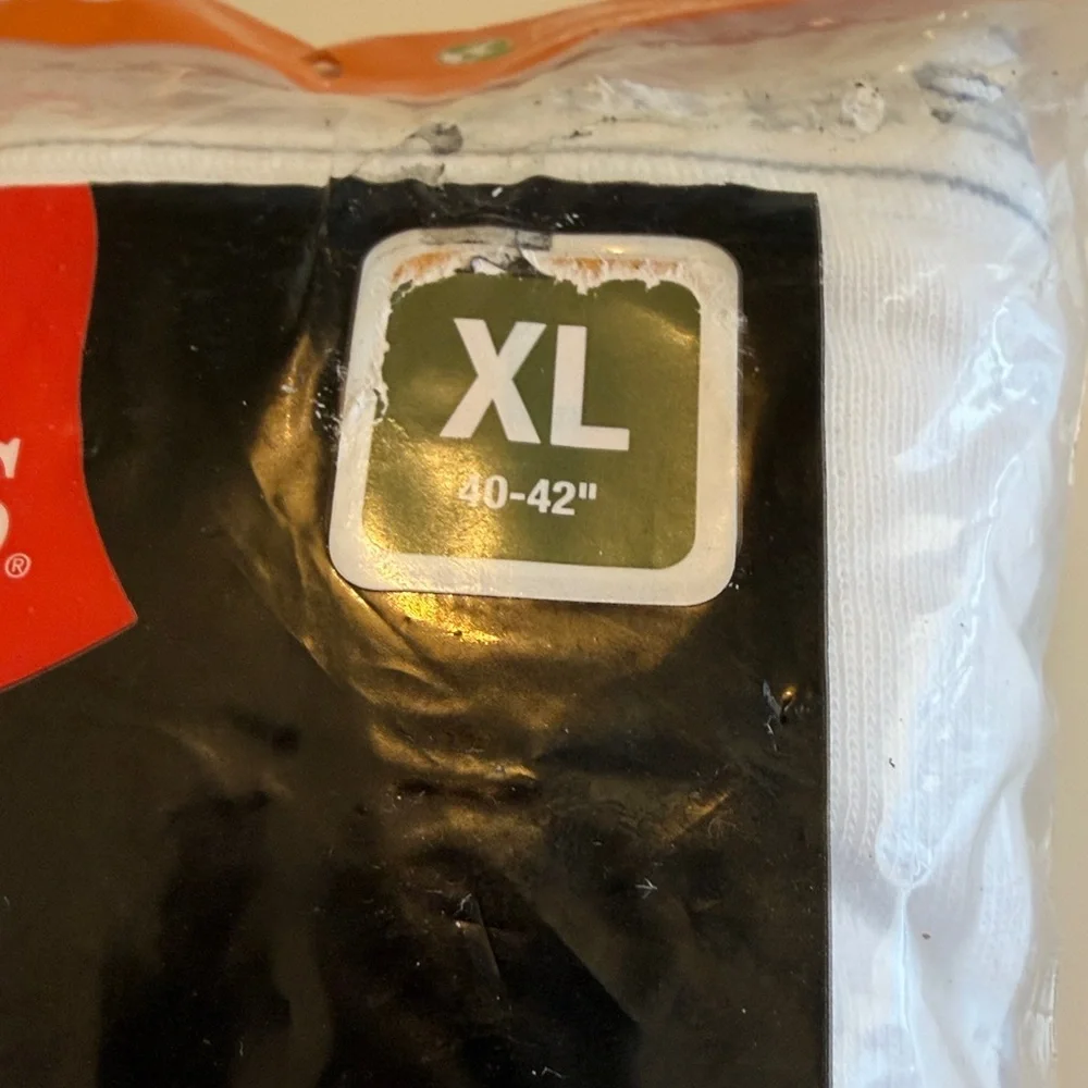 Hanes 6 Pack White Comfort Flex Cool Wicking Cotton Briefs XL NWT